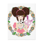 Harajuku Girl Yuriko - bordered Post Cards