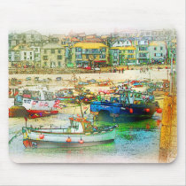 HARBOUR AS A PAINTING MOUSE PAD