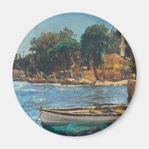 Harbour to the ocean fridge magnet