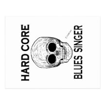 Hard Core Blues Singer Post Card