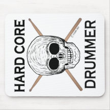 Hard Core Drummer Mouse Pad