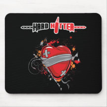 Hard Hitter Bandaged Heart Mouse Pad
