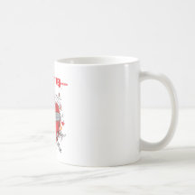 Hard Hitter Bandaged Heart White Mug