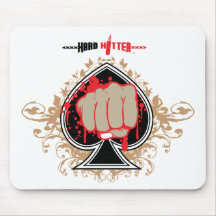 Hard Hitter Bloody Fist Mouse Pad