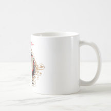Hard Hitter Bloody Fist White Mug