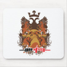 Hard Hitter Crown Skull Mouse Pad