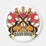 Hard Rock Guitars Refrigerator Magnet