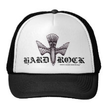 Hard Rock music cool hat design