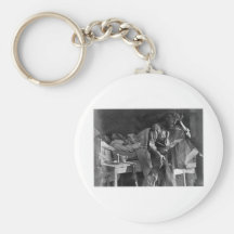 Hard Times Vintage  Daguerreotype 1860 Key Chain