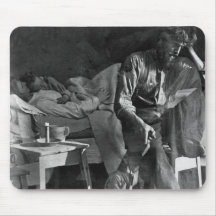 Hard Times Vintage  Daguerreotype 1860 Mousepads