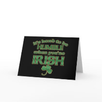 Hard to be Humble Irish Joke Greeting Cards #2