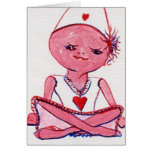 Hard to get greeting card