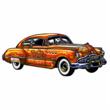 Hard Top Two Door Classic Car Photo Cut Out