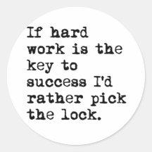Hard Work Stickers
