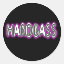 HARDBASS hard bass music Stickers