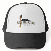 Hardcore Couture Cat Broom Design Mesh Hats
