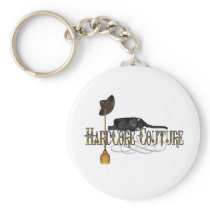 Hardcore Couture Cat Broom Design Key Chain