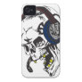 hardcore dee jay skull iphone 4 case-mate case