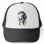 hardcore dee jay skull hat