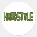 Hardstyle Round Sticker