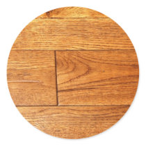 Hardwood floor round sticker