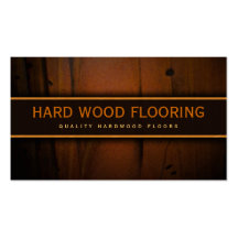Hardwood Flooring Wooden Floors Wood Business Card