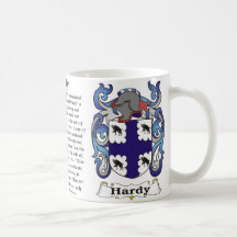 Hardy Family Coat of Arm mug