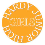 HARDY JR HIGH GIRLS STICKER