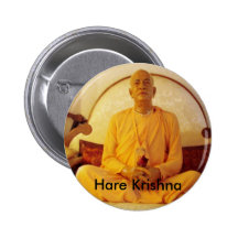 Hare Krishna Pinback Buttons
