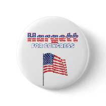 Hargett for Congress Patriotic American Flag Pins