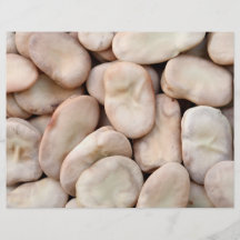 Haricots de fève tract personnalisé