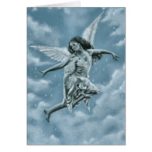 Hark christmas angel sing Card