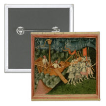 Harl 2278 f.98v The Arrival of King Sweyn and Dani Pinback Buttons