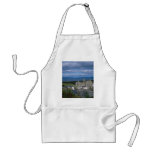 Harlech Castle and village, Gwynedd, northern Wale Apron