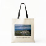 Harlech Castle and village, Gwynedd, northern Wale Canvas Bags
