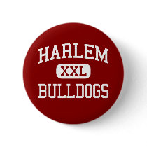 Harlem - Bulldogs - High School - Harlem Georgia Button
