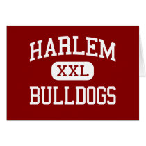 Harlem - Bulldogs - High School - Harlem Georgia Greeting Card