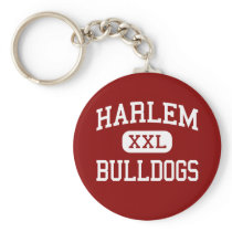 Harlem - Bulldogs - Middle School - Harlem Georgia Key Chains