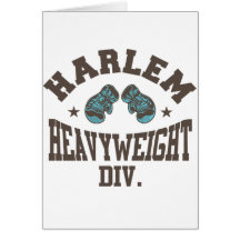 Harlem Heavyweight Mocha Greeting Card