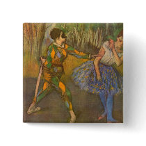 Harlequin and Columbine by Edgar Degas Pins