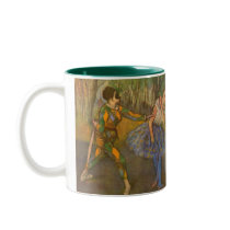 Harlequin and Columbine by Edgar Degas Coffee Mug