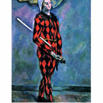 Harlequin By Paul Cézanne (Best Quality) Photo Cutouts
