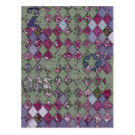 Harlequin Design Postcard