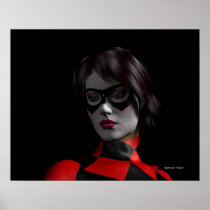 HARLEQUIN FACE POSTER