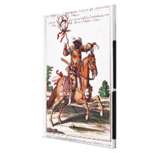 Harlequin on Horseback Canvas Prints