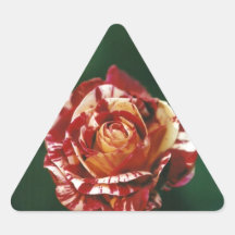 Harlequin Rose Triangle Stickers