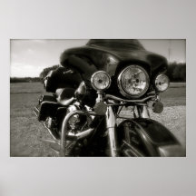 Harley Davidson Electra Glide Poster