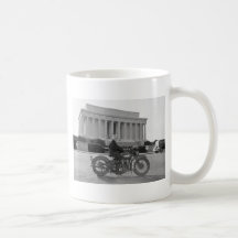 Harley Davidson Motorcycle - First Woman Coffee Mug