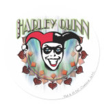 Harley Quinn - visage et logo autocollants