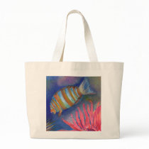 Harliquin Fish Canvas Bags